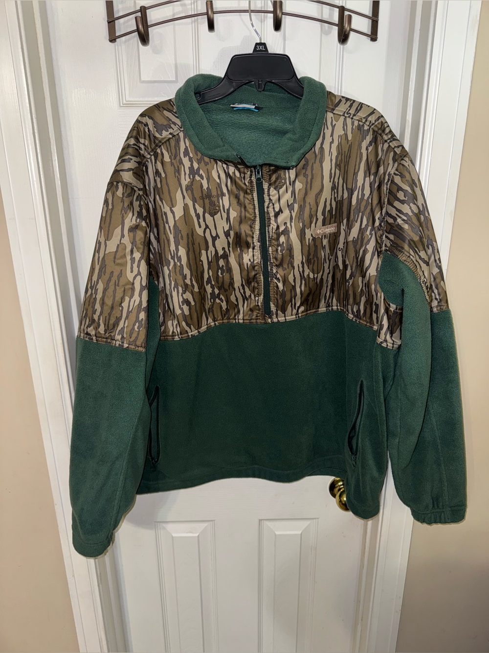 Columbia Green Fleece Jacket with Black Tag
